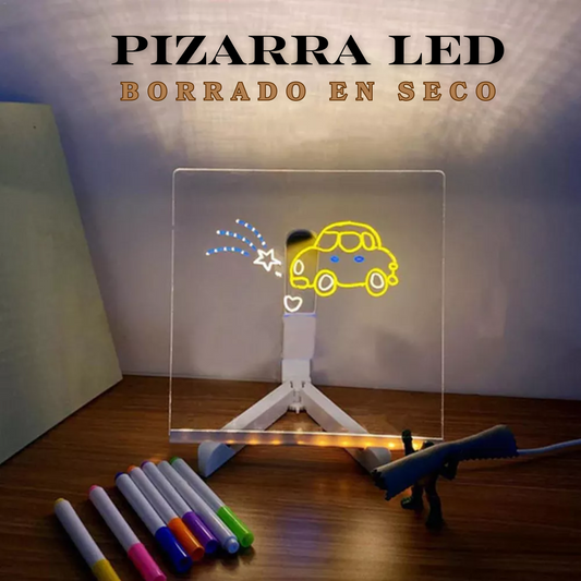 Pizarra LED Acrílica De Borrado En Seco