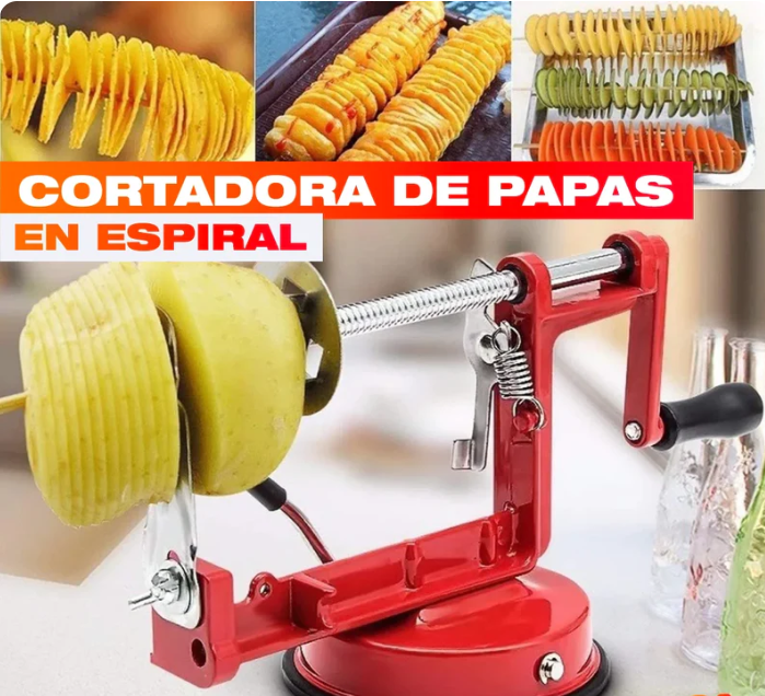 Cortador de Papas en Espiral